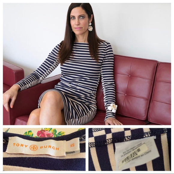 Tory Burch Dresses & Skirts - Tory Burch 'Callan' Striped Knit Sheath Dress